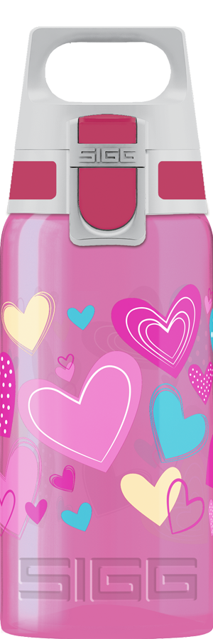 Kids Water Bottle VIVA ONE Hearts 0.5 L