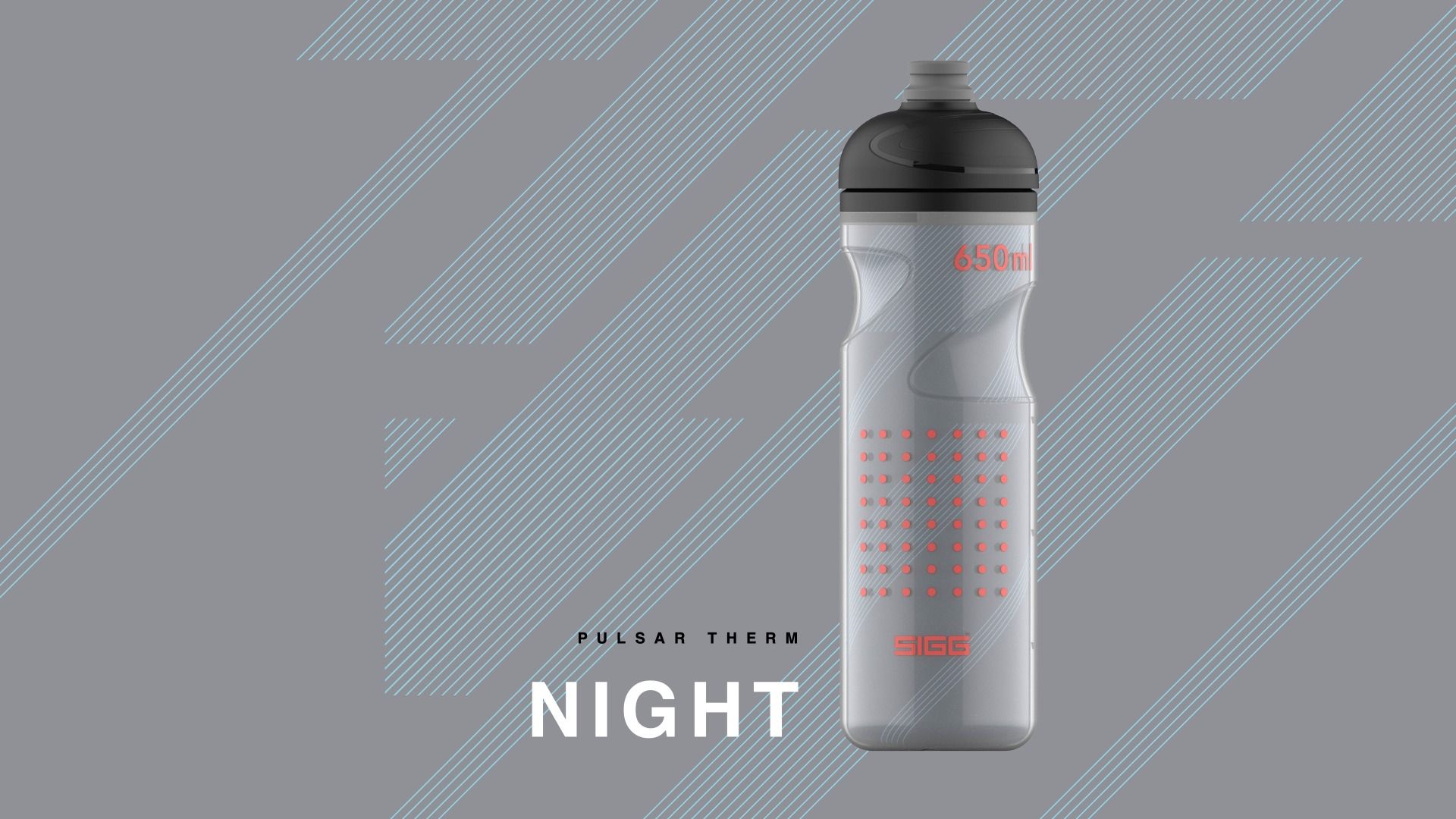 Water Bottle Pulsar Therm Night 0.65 L