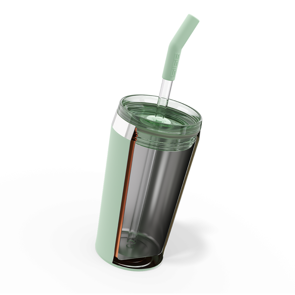 Travel Mug Helia Milky Green 0.45 L