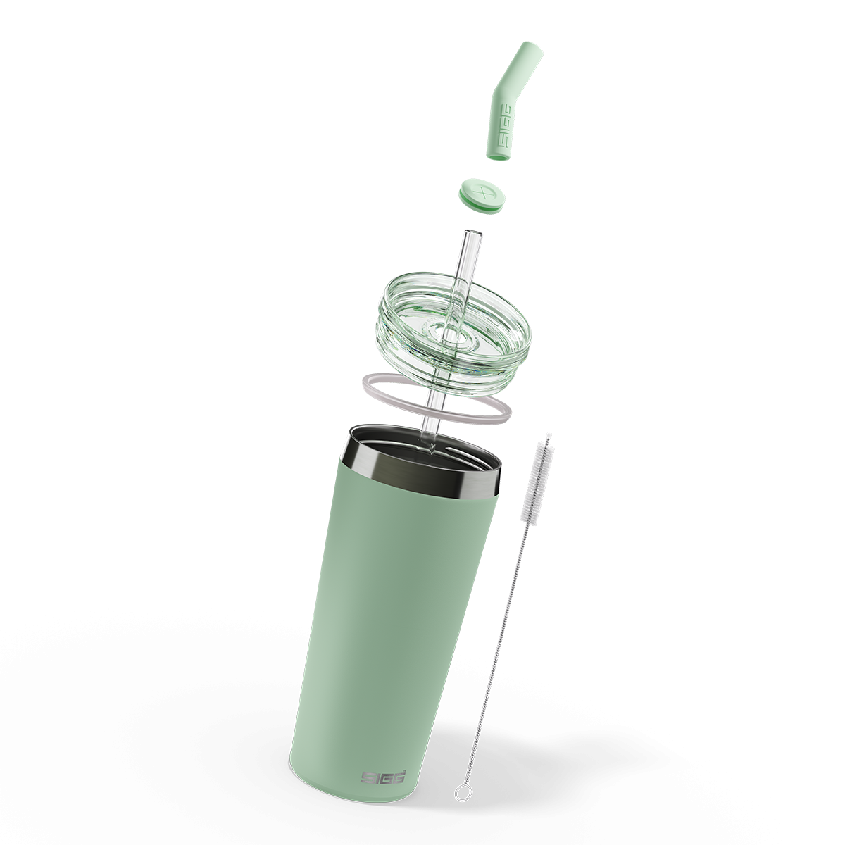 Travel Mug Helia Milky Green 0.6 L