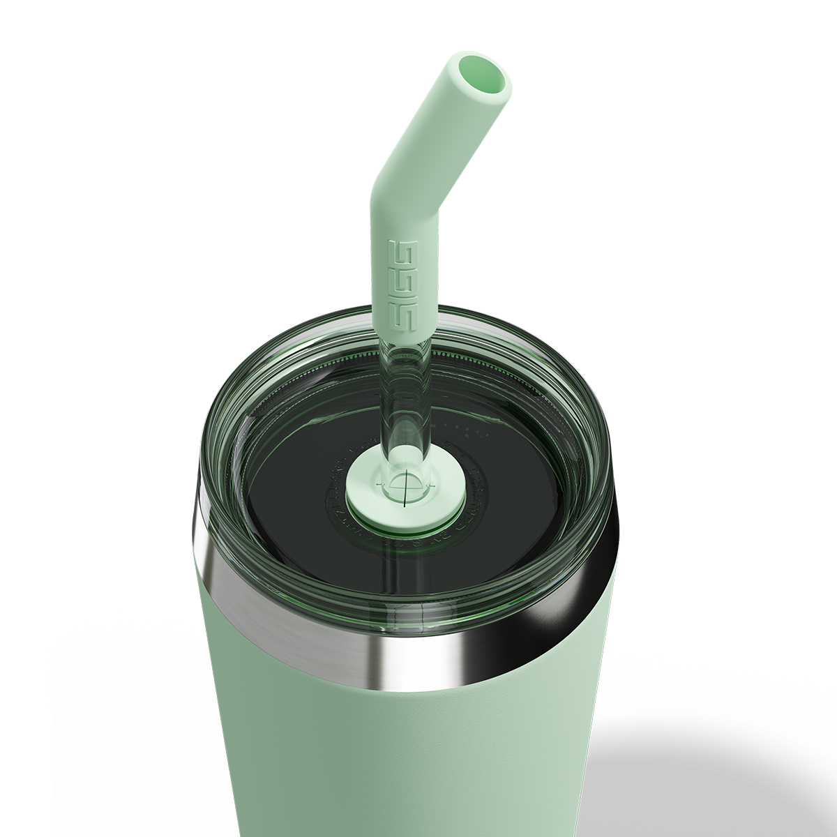 Travel Mug Helia Milky Green 0.6 L