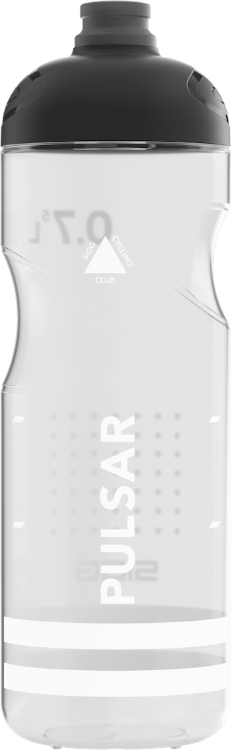 Water Bottle Pulsar Transparent White 0.75 L