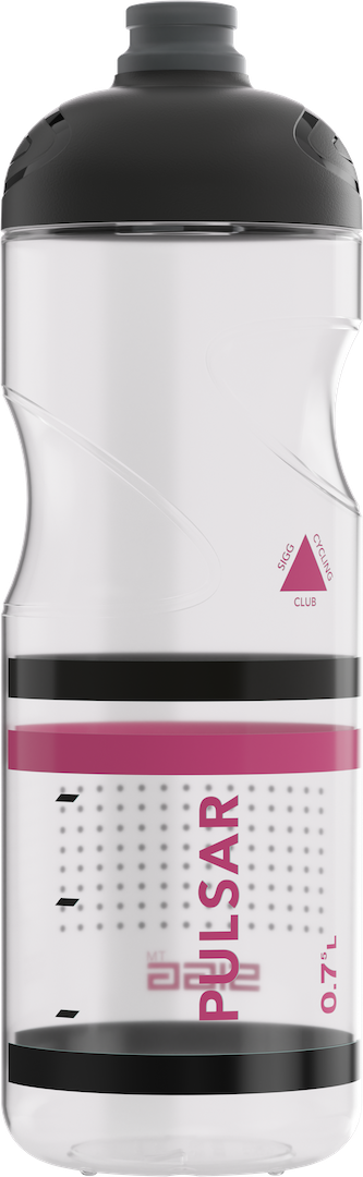 Water Bottle Pulsar Transparent Pink 0.75 L