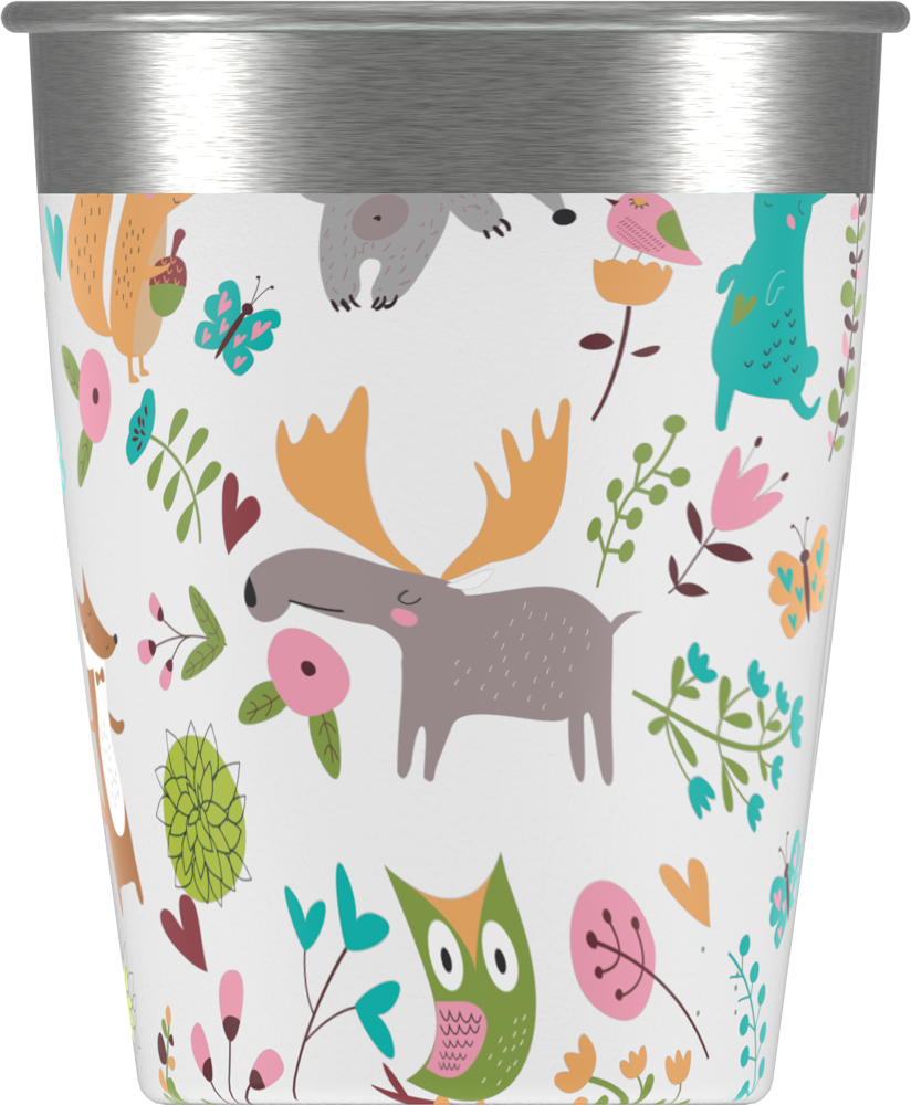 Kids Cup Set Wildlife 0.35 L